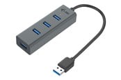 USB Hub - I-Tec USB 3.0 Metal Passive HUB - USB 3.0 - 4-Port USB Hub - USB 3.2 - 4 porte - Grey - U3HUBMETAL403