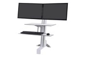 Monitorfäste - Ergotron WorkFit-S Dual Workstation with Worksurface Standing Desk - 33-349-211