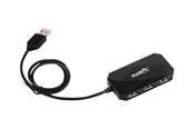 USB Hub - Natec LOCUST - hub - 4 ports USB Hub - 4 porte - Svart - NHU-0647