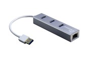USB Hub - Inter-Tech Argus IT-310-S USB Hub - 3 porte - Silver - 88885471