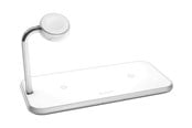 Mobile - Adapters & Chargers - ZENS Dual+Watch Aluminium Wireless Charger White - ZEDC05W/00