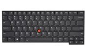 Tangentbord - Lenovo - notebook replacement keyboard - with Trackpoint UltraNav - English - US - black - Laptop tagentbord - till ersättning - Engelska (US) - Svart - 01YP520