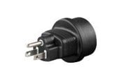 Övriga kablar - MicroConnect Connect Universal adapter US/Schuko - power connector adaptor - PETRAVEL3