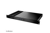 Chassi - Akasa Galileo TU3 Thin-Mini-ITX 1U GehÃ¤use OEM - Chassi - Ultra small form factor - Svart - A-ITX29-M1B