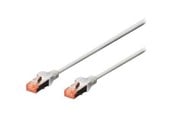 Nätverkskabel - DIGITUS CAT 6 S-FTP. Cu. LSZH AWG 27/7. 3 m. Grey - Grå - 3m - DK-1644-030