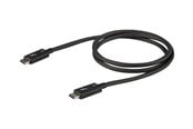 FireWire-kabel - StarTech.com Thunderbolt 3 (40Gbps) USB C Cable - Black - 80cm - TBLT34MM80CM
