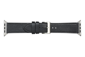 Smartwatch - Accessories - dbramante1928 Copenhagen - Watch Strap 44mm - Black/Silver - AW44BLSI1032