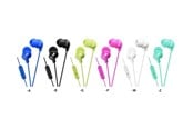Hörlurar / Headset - JVC trådlösa in-ear hörlurar med fjärrkontroll och mikrofon - Blå - JVC HA-FR15-LA-E