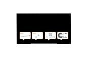 Konferens & Presentation - Nobo Impression Pro Magnetisk Glas Whiteboard 190x100 cm Svart - 1905182