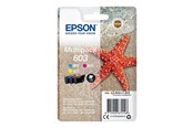 Skrivartillbehör-bläck-toner - Epson 603 Multipack - 3-pack - yellow cyan magenta - original - ink cartridge - C13T03U54010