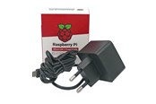Mobile - Adapters & Chargers - Raspberry USB C Charger (3A) - Black - RPI4 PSU EU BLACK BULK