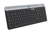 Tangentbord - Logitech K580 Slim Wireless Keyboard - Tangentbord - Nordisk - Grå - 920-009274