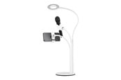 Andra mobiltillbehör - Deltaco 3-IN-1 Selfie Ring Lamp With Phone and Mic - ARM-280