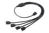 Övriga kablar - Akasa AK-CBLD04-50BK - RGB LED splitter - 50 cm - AK-CBLD04-50BK