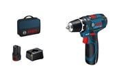 Skruv/Borrmaskine - Bosch Professional GSR 12 V - 15 W/ 2 x 2 Ah charger - 060186810F