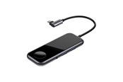 Mobile - Adapters & Chargers - Baseus Mirror series USB-C adapter with built in charger for Apple Watch - CAHUB-AZ0G