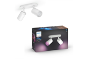 Smarta Hem - Philips Hue Fugato Plate/Spiral 2x5.7W Spots - White - 929003810301