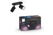 Smarta Hem - Philips Hue Fugato Plate/Spiral 2x5.7W Spots - Black - 929003810001