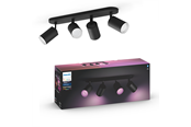 Smarta Hem - Philips Hue Fugato Plate/Spiral 4x5.7W Spots - Black - 929003810201