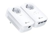Nätverk - TP-Link TL-PA8033P KIT AV1300 3-Port Gigabit Passthrough Powerline Starter Kit - TL-PA8033P KIT