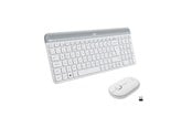 Tangentbord - Logitech Slim Wireless Combo MK470 - Tastatur & Mus set - Engelska (UK) - Vit - 920-009205