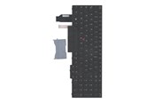 Tangentbord - Lenovo - notebook replacement keyboard - with Trackpoint UltraNav - French - black - Laptop tagentbord - till ersättning - Fransk - Svart - 01YP771