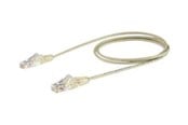 Nätverkskabel - StarTech.com 0.5m CAT6 Cable - Grey Slim CAT6 Patch Cable - Snagless - LSZH - patch cable - 50 cm - grey - Grå - 0.5m - N6PAT50CMGRS