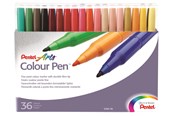 Hobby Tillbehör - Pentel S360-36 Color Pen ass. - S360-36