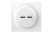 Smarta Hem - Fibaro Walli N USB Outlet White - FGWU-021
