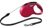 Hundar - Flexi New CLASSIC S  Leash 5 m red - FL-2504