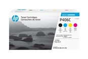 Skrivartillbehör-bläck-toner - HP Samsung SU375A / CLT-P406C Toner 4-pack (Black Yellow Cyan Magenta) - SU375A