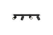 Lampor - Philips Kosipo spotskena, 4xGU10, svart - 915005532301