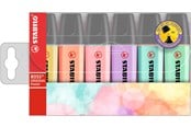 Skriv- och ritverktyg - STABILO BOSS Pastel highlighter set of 6 colors - 70/6-2