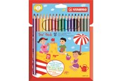 Hobby Tillbehör - STABILO Trio thick wallet of 18 colored pencils - 203/18-01