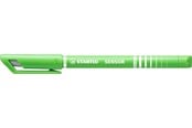 Skriv- och ritverktyg - STABILO SENSOR 189 fineliner with cushioned tip light green  adapts to the writing pressure - 4 pcs - 189/4