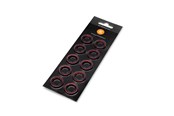 DIY vattenkylning - EK Water Blocks EK-Torque STC-10/13 Color Rings Pack - Red (10pcs) - 3831109816554