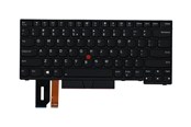 Tangentbord - Lenovo Lite-On - Laptop tagentbord - till ersättning - Engelska (US) - Svart - 01YP389
