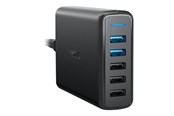 Mobile - Adapters & Chargers - Anker PowerPort 5 with Dual Quick Charge 3.0 - Black - A2054L11