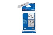 Papper, Fotopapper & Etiketter - Brother TZER951 / TZE R951 Ribbon Tape Cassette – Black on Silver 24mm wide - TZER951