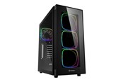 Chassi - Sharkoon TG6 RGB - mid tower - ATX - Chassi - Tower - Svart - 4044951028221