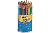 Hobby Tillbehör - BIC Kids Evolution Triangle ECOlutions trekantiga färgblyertspennor – olika färger, burk med 48 stycken - 829736