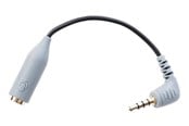 Ljudkabel - BOYA Smartphone TRRS Adapter 3.5mm TRS to 3.5mm T - BY-CIP2