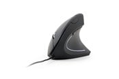 Mus - Gembird Ergonomic 6-button wired optical mouse - Vertical mouse - Optic - 6 knappar - Svart - MUS-ERGO-01