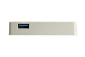 Nätverkskort (adaptrar osv.) - StarTech.com USB 3.1 USB-C Ethernet Adapter with Extra USB Port - White - network adapter - US1GC301AUW