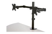 Monitorfäste - StarTech.com Desk Mount Dual Monitor Arm - Crossbar - Articulating - Steel - desk mount (adjustable arm) - ARMDUAL2