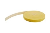 Kabel sleeve - StarTech.com 25ft. Hook and Loop Roll - Yellow - Cable Management - hook & loop fastener - HKLP25YW