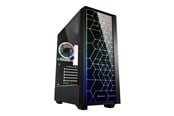 Chassi - Sharkoon RGB LIT 100 - mid tower - ATX - Chassi - Miditower - Svart - 4044951028153