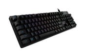 Tangentbord - Logitech G512 Carbon GX Red - US - Gaming Tangentbord - Universal - Svart - 920-009370