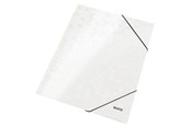 Mappar och Skrivplattor - Leitz 3-klaffmapp  WOW A4 kartong Vit - 39820001