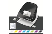 Hålslag- & Häftmaskiner - Leitz Hålslag  WOW 5008 Metall 2-hål (EU) / 30ark Svart - 50081095